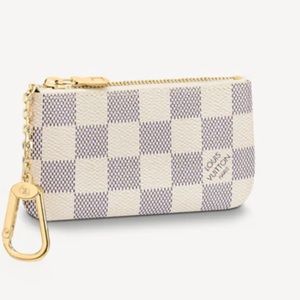 Louis Vuitton Damier Azur Pattern Key Pouch